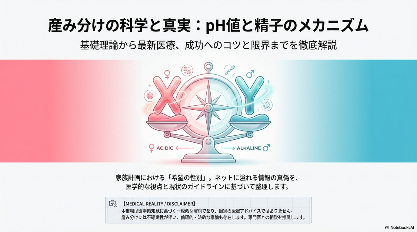 産み分けの科学的メカニズム（pH値）を徹底解説！成功へのコツは？