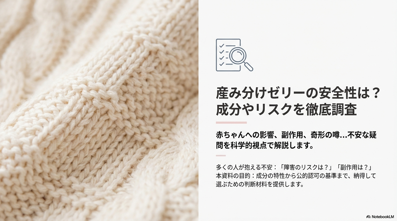 産み分けゼリーの安全性は？成分やリスクを徹底調査しました
